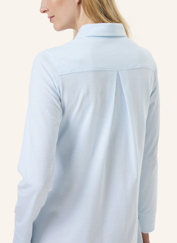 PRINCE Jersey-Nachthemd mit Kragen