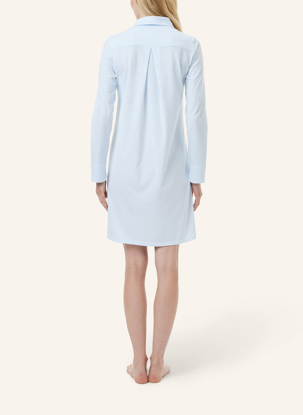 PRINCE Jersey-Nachthemd mit Kragen