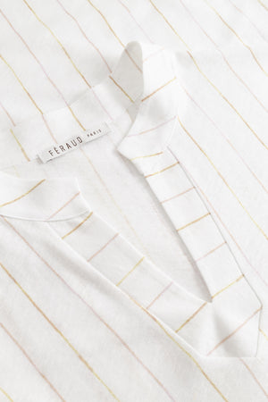 LINEN Nachthemd mit Ärmeln
