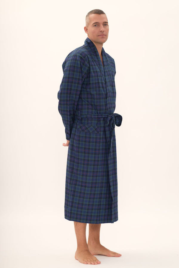 OSLO 95 Flanell-Morgenmantel