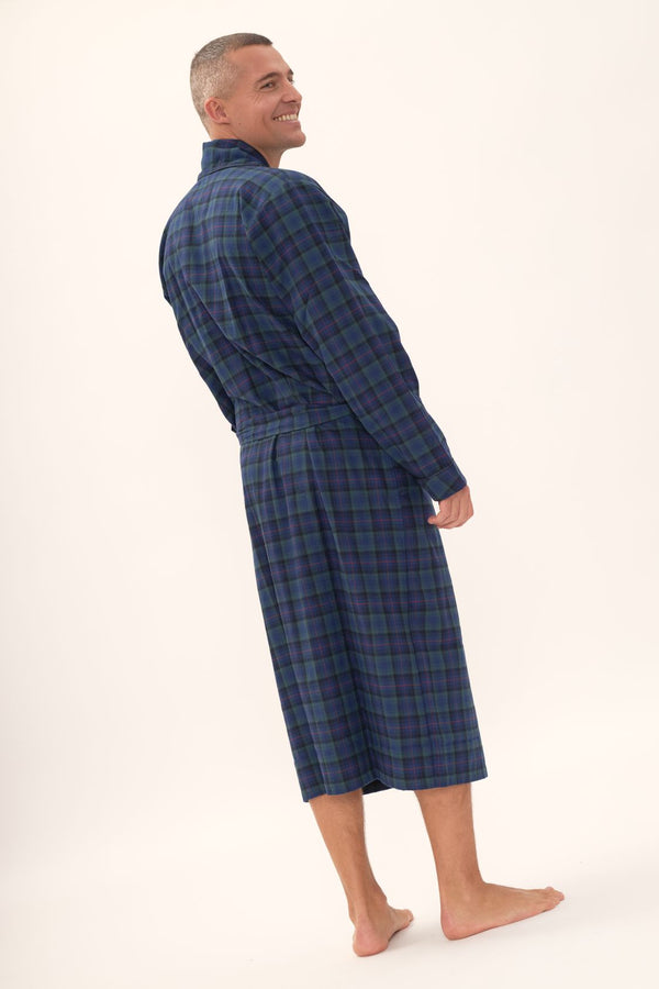 OSLO 95 Flanell-Morgenmantel