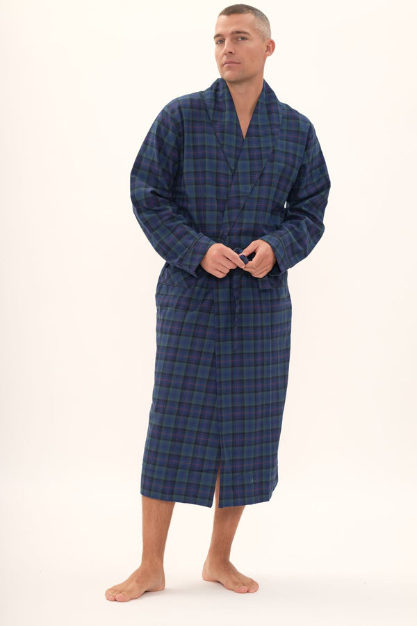OSLO 95 Flanell-Morgenmantel