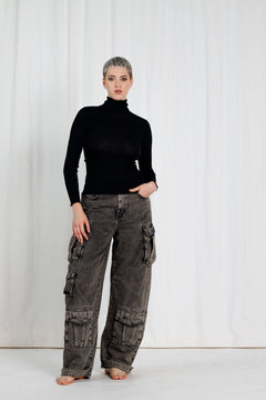 ROLLI Wolle-Seide-Pullover