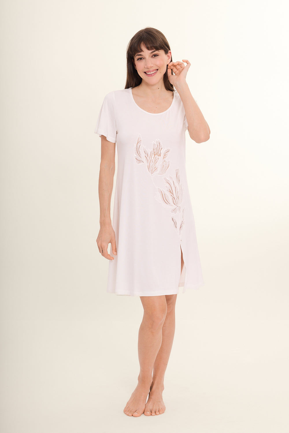 TULPE Kurzarm-Nachthemd