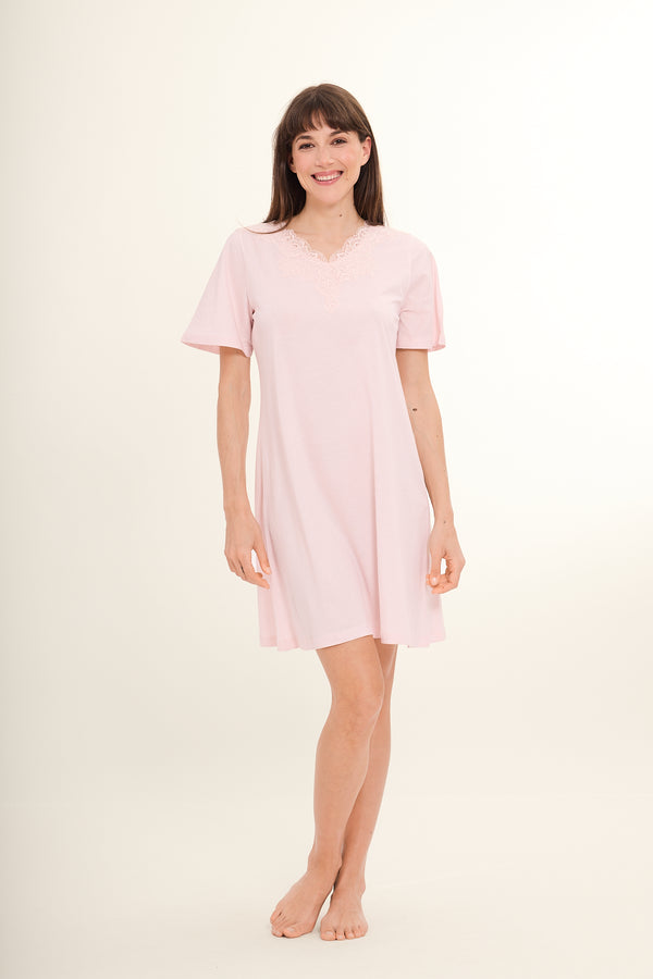 BASICI Kurzarm-Nachthemd