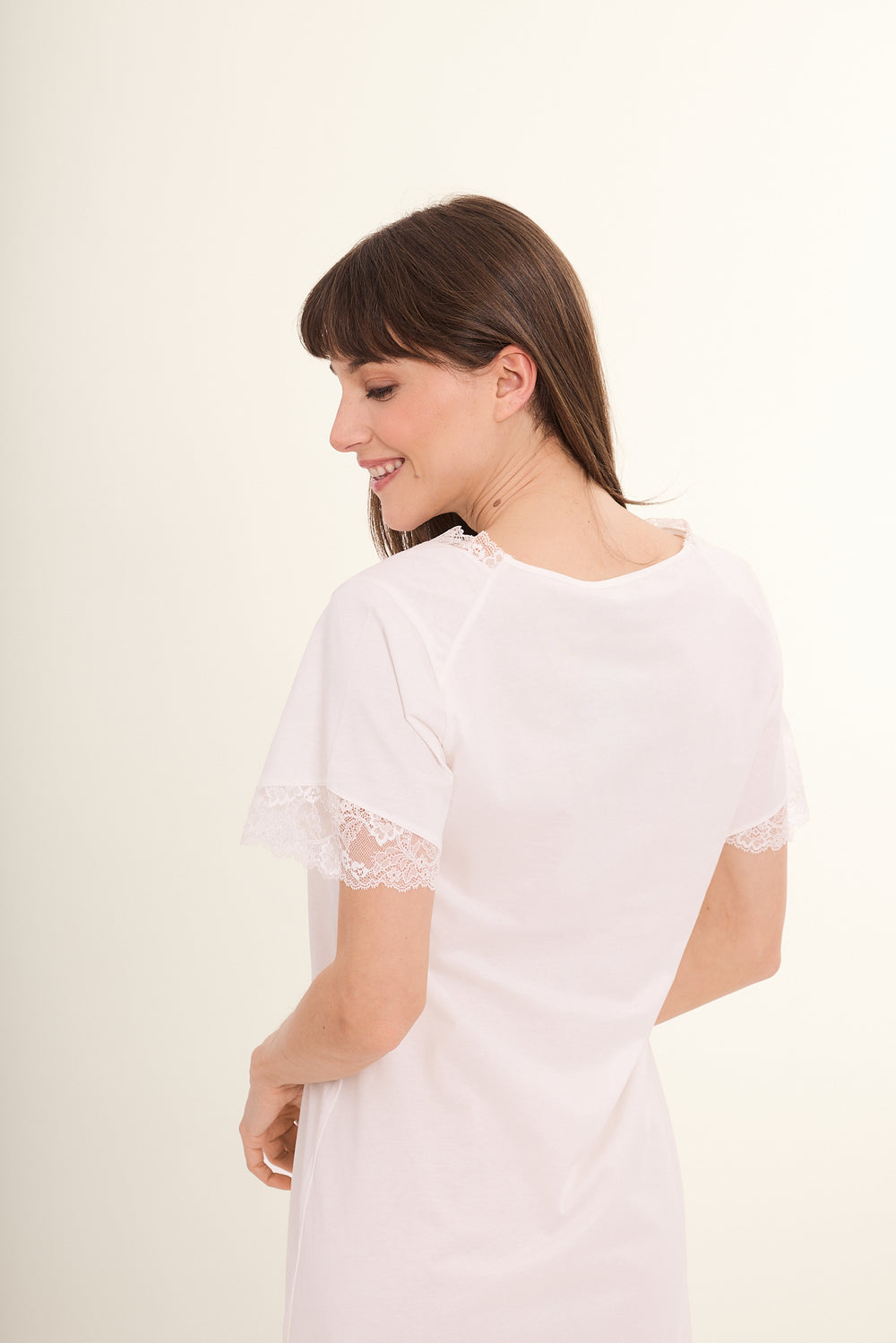 FIORI Kurzarm-Nachthemd