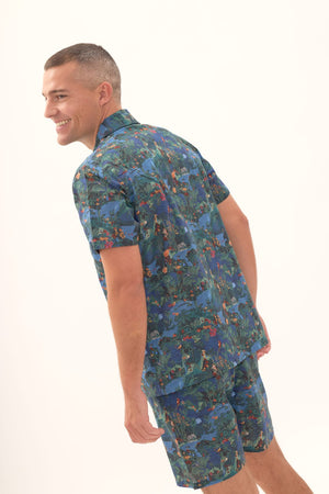 MIDNIGHT JUNGLE kurzer Pyjama