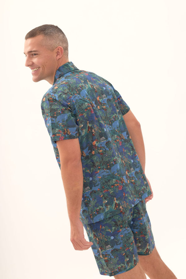 MIDNIGHT JUNGLE kurzer Pyjama