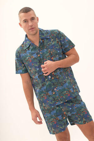 MIDNIGHT JUNGLE kurzer Pyjama