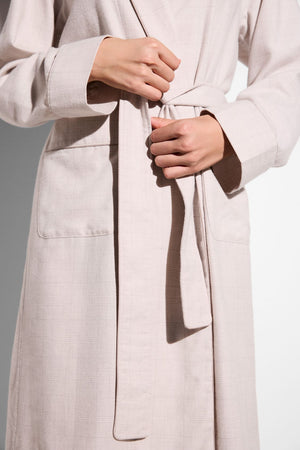 COZY FLANNEL Flannel-Morgenmantel