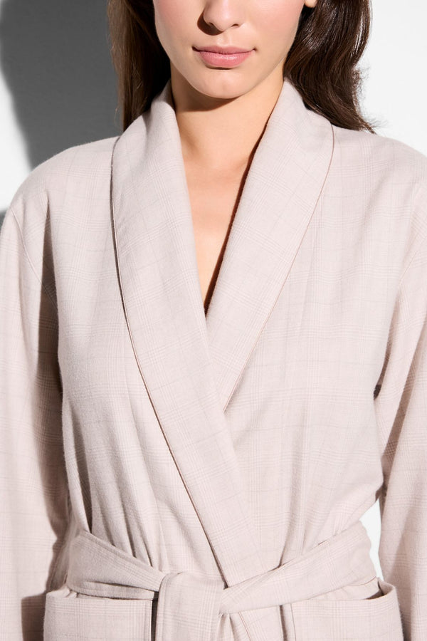 COZY FLANNEL Flannel-Morgenmantel