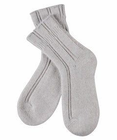 BED Angora-Socken SILBER